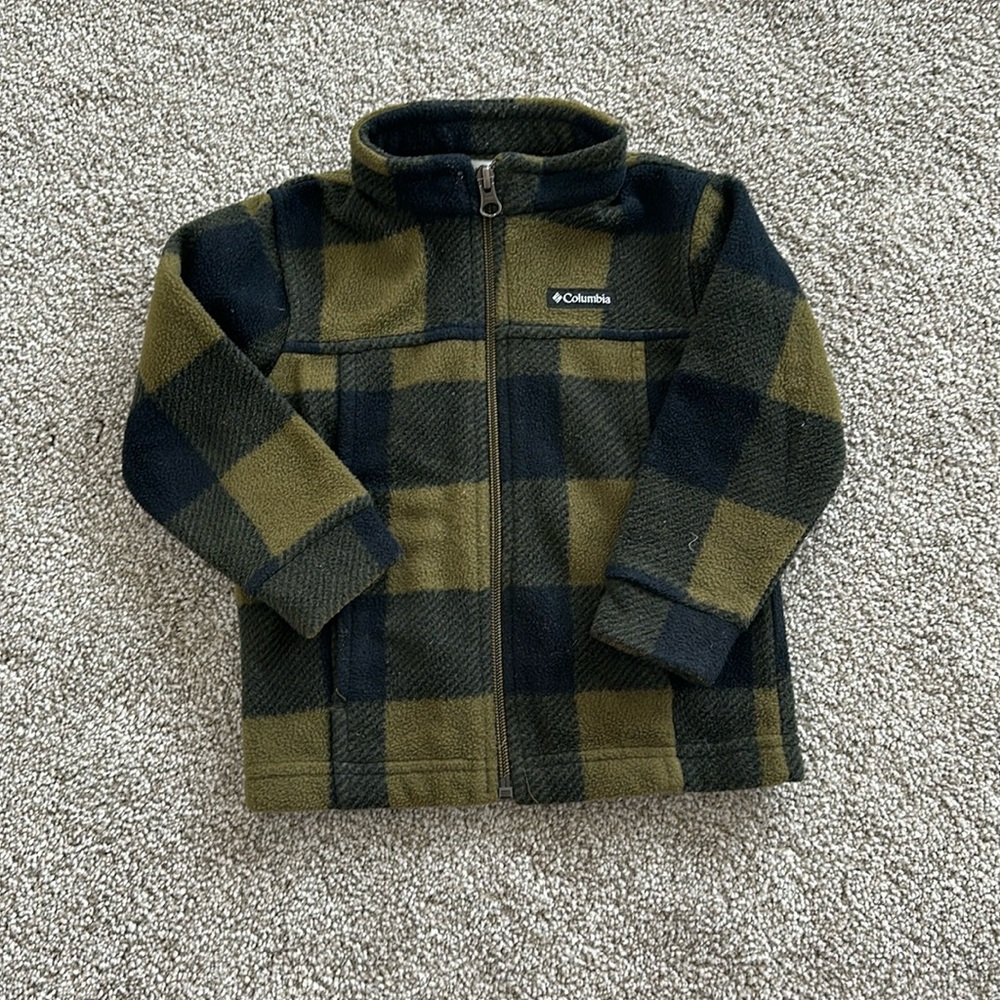 Kids Plaid Columbia Fleece Jacket 18-24 Months